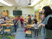 Návštěva předškoláků v ZŠ Čachovice